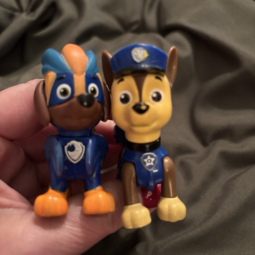 Nickelodeon PawPatrol Toy Action Figures Zuma Mighty Pup‎ Spin Master &Chase
